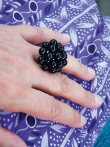 Ich bei der Brombeerernte